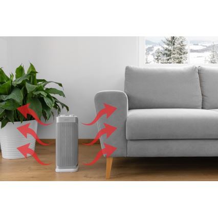 Sencor - Keramički ventilator sa grejnim elementom i termostatom 1000/2000W/230V