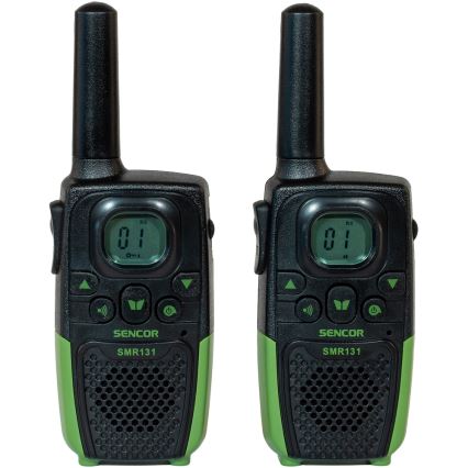 Sencor - Komplet 2x Voki-toki 3xAAA domet 7 km