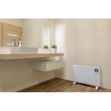 Sencor - Konvektivni grejač sa LCD ekranom i termostatom 750W/1500W/230V IP24