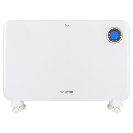 Sencor - Konvektivni grejač sa LCD ekranom i termostatom 750W/1500W/230V IP24