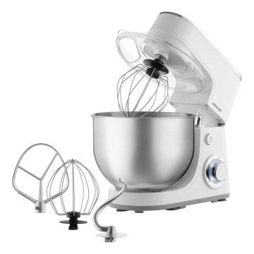 Sencor - Kuhinjski robot sa posudom od nerđajućeg čelika 1300 W/230 V, beo