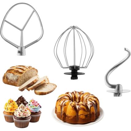 Sencor - Kuhinjski robot sa posudom od nerđajućeg čelika 1300 W/230 V, beo