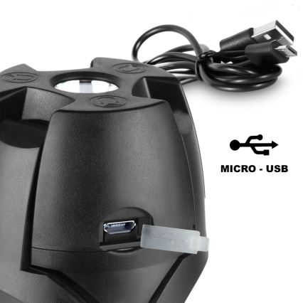 Sencor - LED Punjiva kamperska svetiljka sa solarnim panelom LED/3W/1600 mAh IPX4