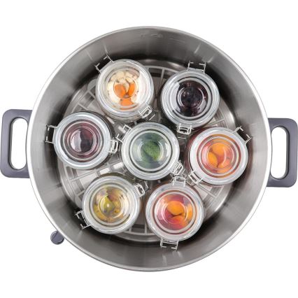 Sencor - Lonac za konzerviranje 27 l 1800W/230V nerđajući čelik/siva