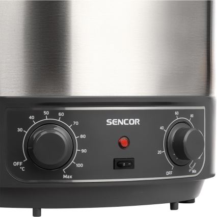 Sencor - Lonac za konzerviranje 27 l 1800W/230V nerđajući čelik/siva