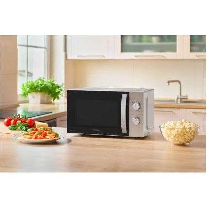 Sencor - mikrotalasna rerna sa funkcijom grila, 700 W / 1000 W, 230 V, 20 l, mat hrom