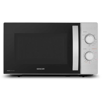 Sencor - mikrotalasna rerna sa funkcijom grila, 700 W / 1000 W, 230 V, 20 l, mat hrom