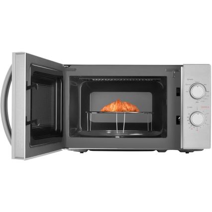 Sencor - mikrotalasna rerna sa funkcijom grila, 700 W / 1000 W, 230 V, 20 l, mat hrom