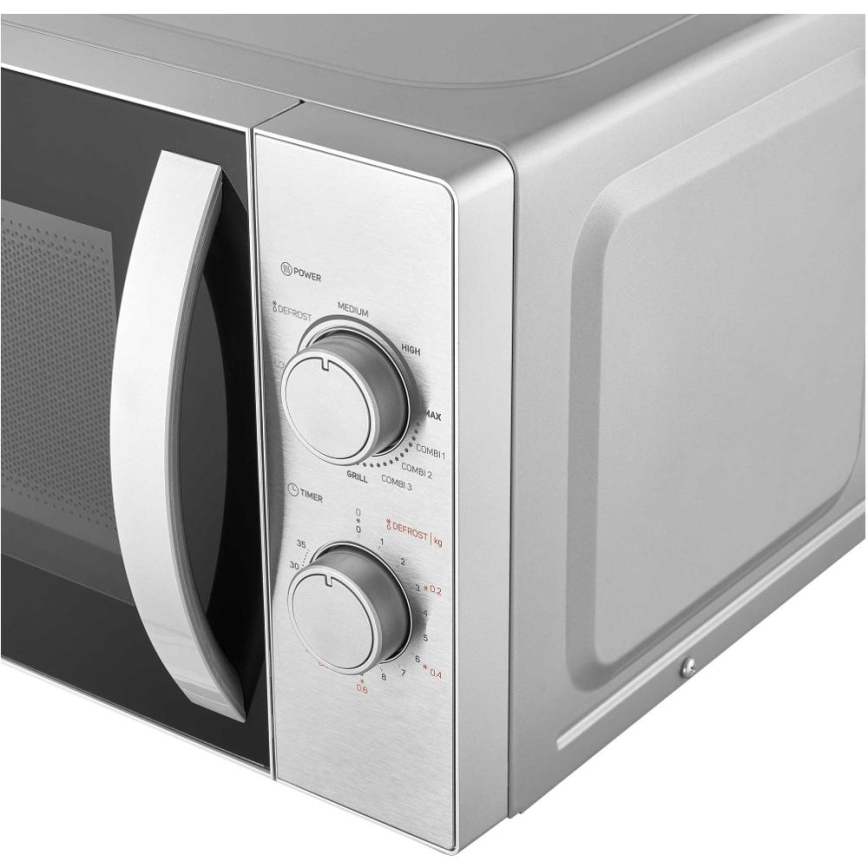 Sencor - mikrotalasna rerna sa funkcijom grila, 700 W / 1000 W, 230 V, 20 l, mat hrom