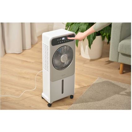 Sencor - Mobilni rashlađivač vazduha 28W/230V siva + daljinski upravljač