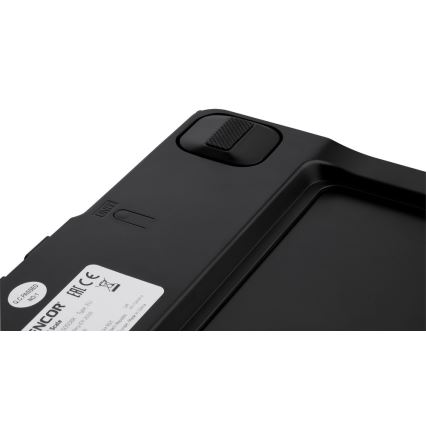 Sencor - Pametna lična fitnes vaga 1xCR2032 crna