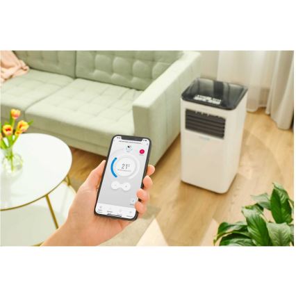 Sencor - Pametna prenosna klima 3 u 1 sa kompletnom opremom 1050W/230V 10000 BTU Wi-Fi + daljinski upravljač