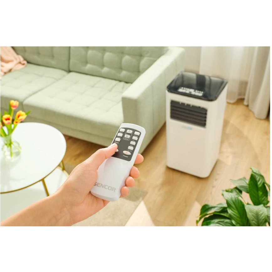 Sencor - Pametna prenosna klima 3 u 1 sa kompletnom opremom 1050W/230V 10000 BTU Wi-Fi + daljinski upravljač