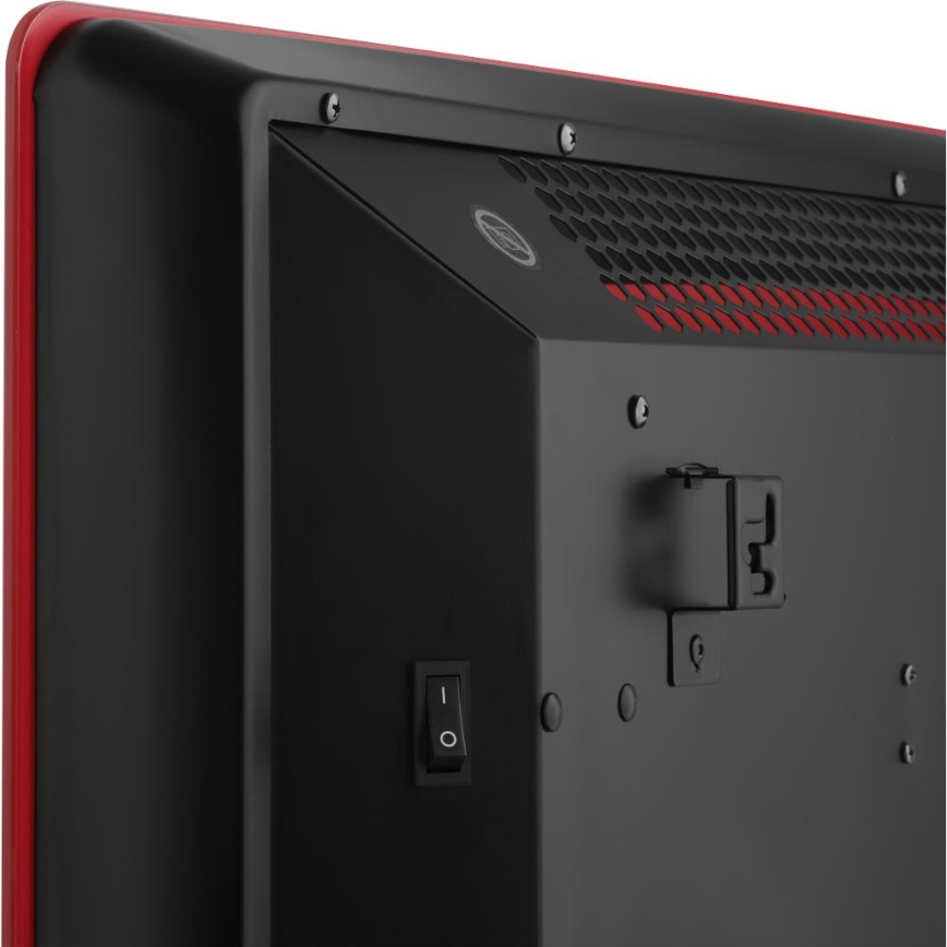 Sencor - Pametni električni grejač/konvektor 1200/2400W/230V IP24 Wi-Fi crvena