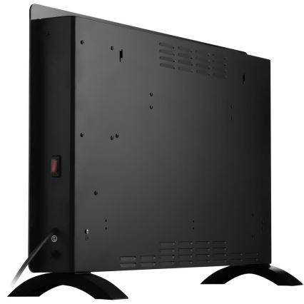 Sencor - Pametni električni direktni grejač/konvektor 2000 W/230 V IP24 Wi-Fi crna + daljinski upravljač