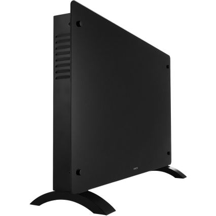 Sencor - Pametni električni direktni grejač/konvektor 2000 W/230 V IP24 Wi-Fi crna + daljinski upravljač