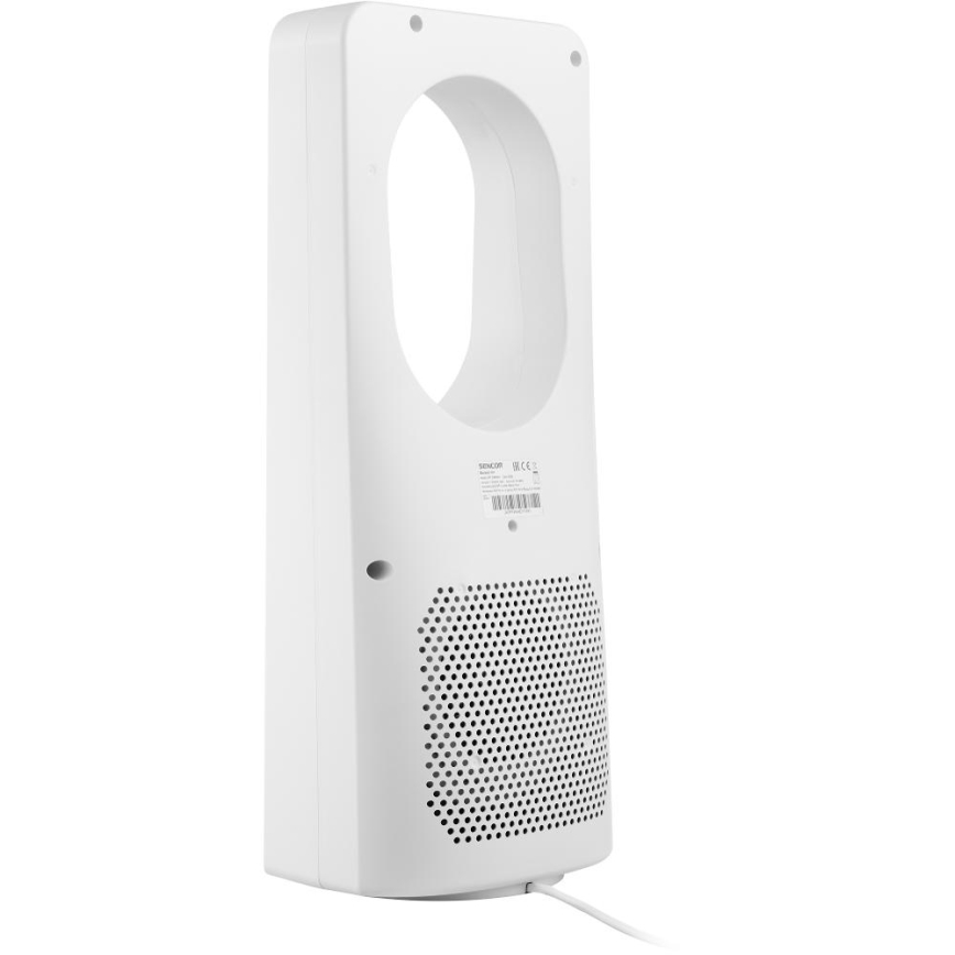 Sencor - Podni bezlopatni ventilator 50W/230V beli + daljinski upravljač