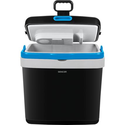 Sencor - Prenosni auto-frižider 33 l 60W/12V/230V crni