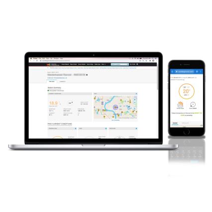 Sencor - Profesionalna meteostanica sa LCD displejem u boji 5V/1xCR2032 + 3xAA Wi-Fi