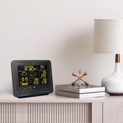 Sencor - Profesionalna meteostanica sa LCD displejem u boji 5V/1xCR2032 + 3xAA
