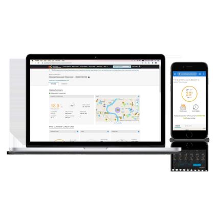 Sencor - Profesionalna meteorološka stanica sa LCD ekranom u boji 1xCR2032 + 3xAA Wi-Fi