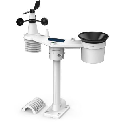 Sencor - Profesionalna meteostanica sa LCD displejom u boji 5V 1xCR2032 + 3xAA + 2xAA Wi-Fi Tuya