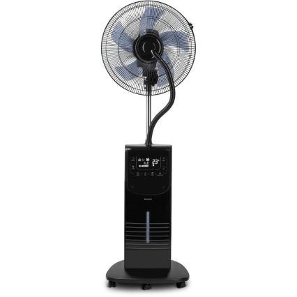 Sencor - Rashlađivač vazduha sa vodnim raspršivačem, 90 W/230 V, crni, sa daljinskim upravljačem