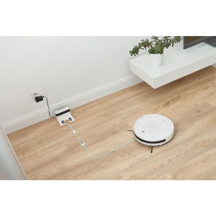 Sencor - Robotski usisivač sa mopom 2 u 1, 18W/1500 mAh, beo + daljinsko upravljanje