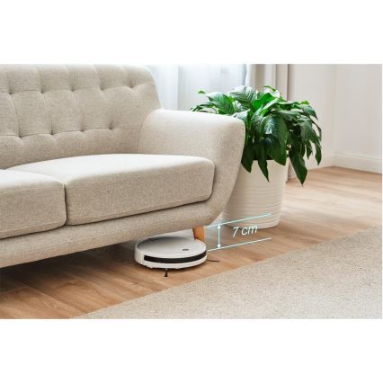 Sencor - Robotski usisivač sa mopom 2 u 1, 18W/1500 mAh, beo + daljinsko upravljanje