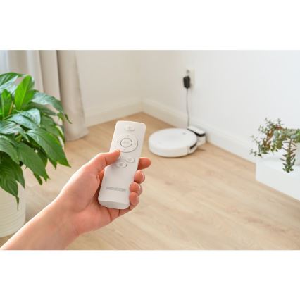 Sencor - Robotski usisivač sa mopom 2 u 1, 18W/1500 mAh, beo + daljinsko upravljanje