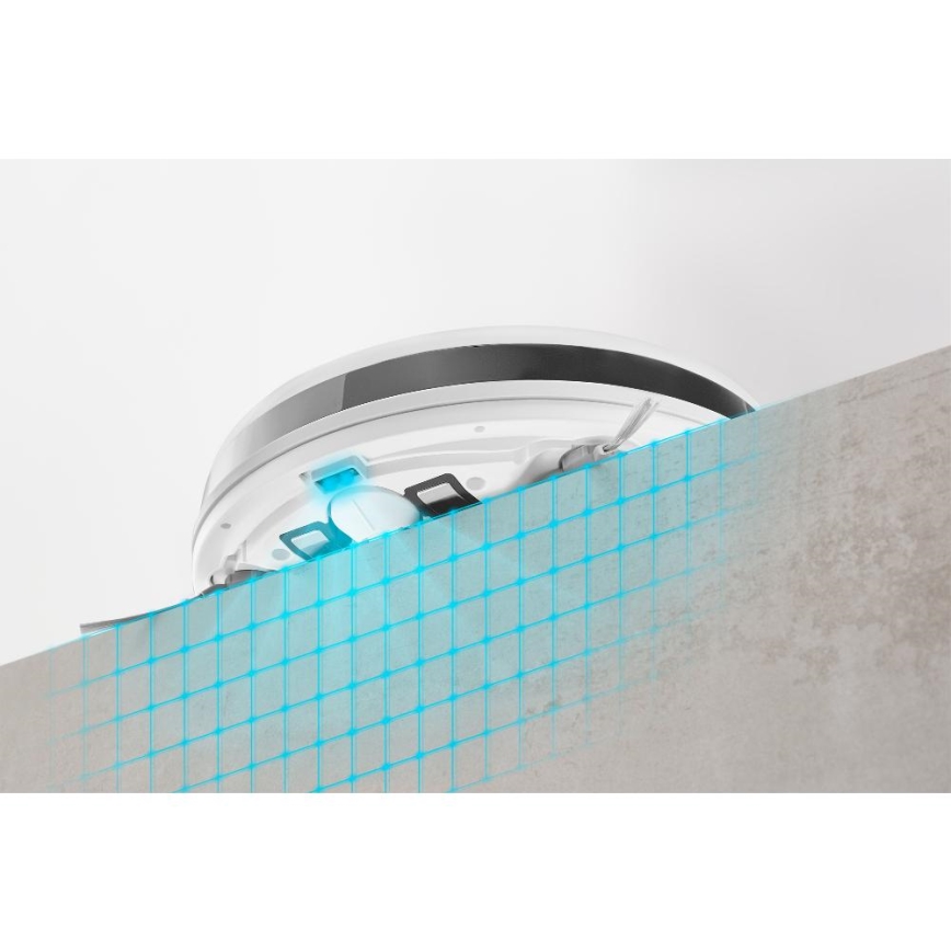 Sencor - Robotski usisivač sa mopom 2 u 1, 18W/1500 mAh, beo + daljinsko upravljanje