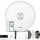 Sencor - Robotski usisivač sa mopom 2u1 50W/5000 mAh Wi-Fi bela + daljinski upravljač