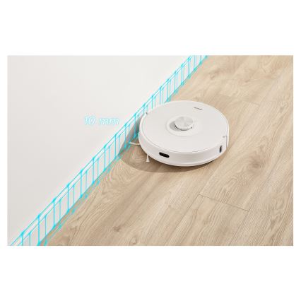 Sencor - Robotski usisivač sa mopom 2u1 50W/5000 mAh Wi-Fi bela + daljinski upravljač