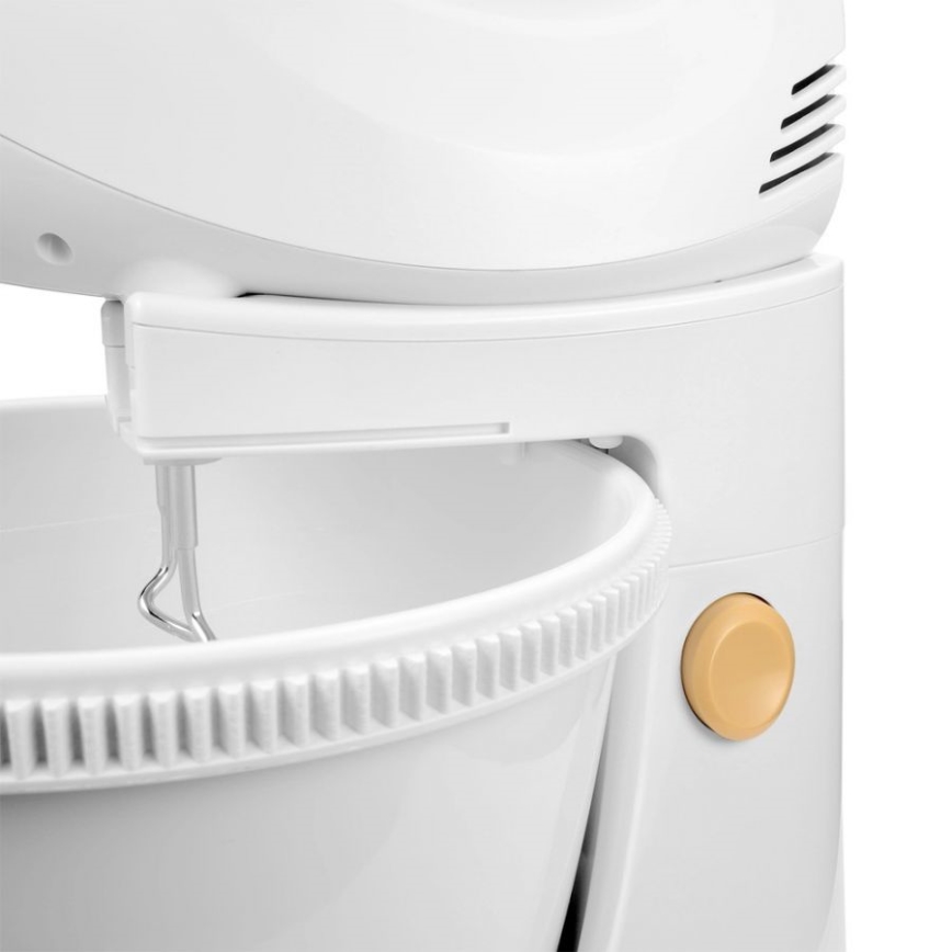 Sencor - Ručni mikser sa rotirajućom posudom 500W/230V bela