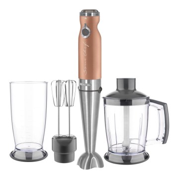 Sencor - Štapni mikser 4u1 1200W/230V inox/bakarna