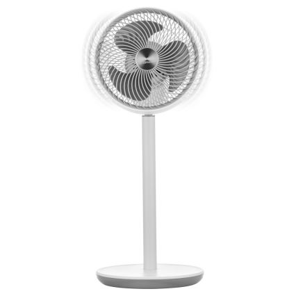 Sencor - Stojni ventilator 3D UltraSilent 26W/230V beo + daljinski upravljač