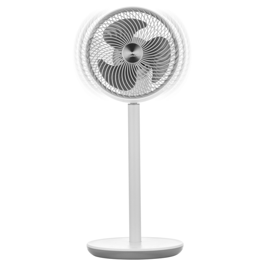 Sencor - Stojni ventilator 3D UltraSilent 26W/230V beo + daljinski upravljač