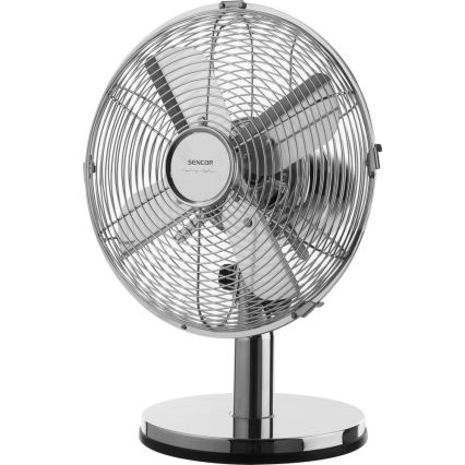 Sencor - Stoni ventilator 30W/230V sjajni hrom