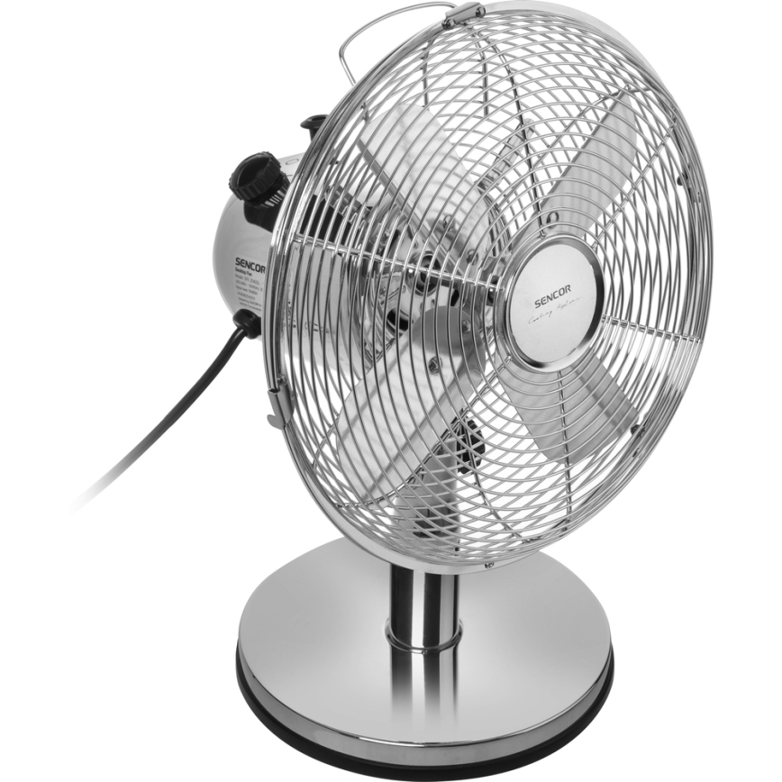 Sencor - Stoni ventilator 30W/230V sjajni hrom