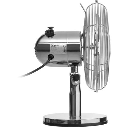 Sencor - Stoni ventilator 30W/230V sjajni hrom