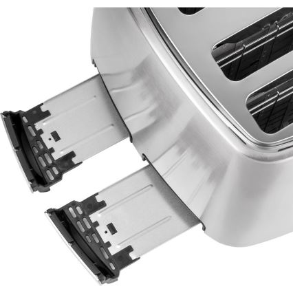 Sencor - Toster sa četiri otvora 1600W/230V mat hrom