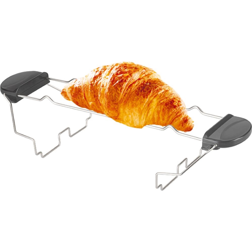 Sencor - Toster sa dva utora i rešetkom za podgrevanje 1000W/230V ružičasti