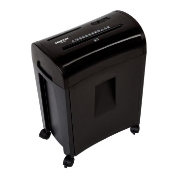 Sencor - Uništivač za CD i A4 papir, zapremina 14 l, 230V, crna
