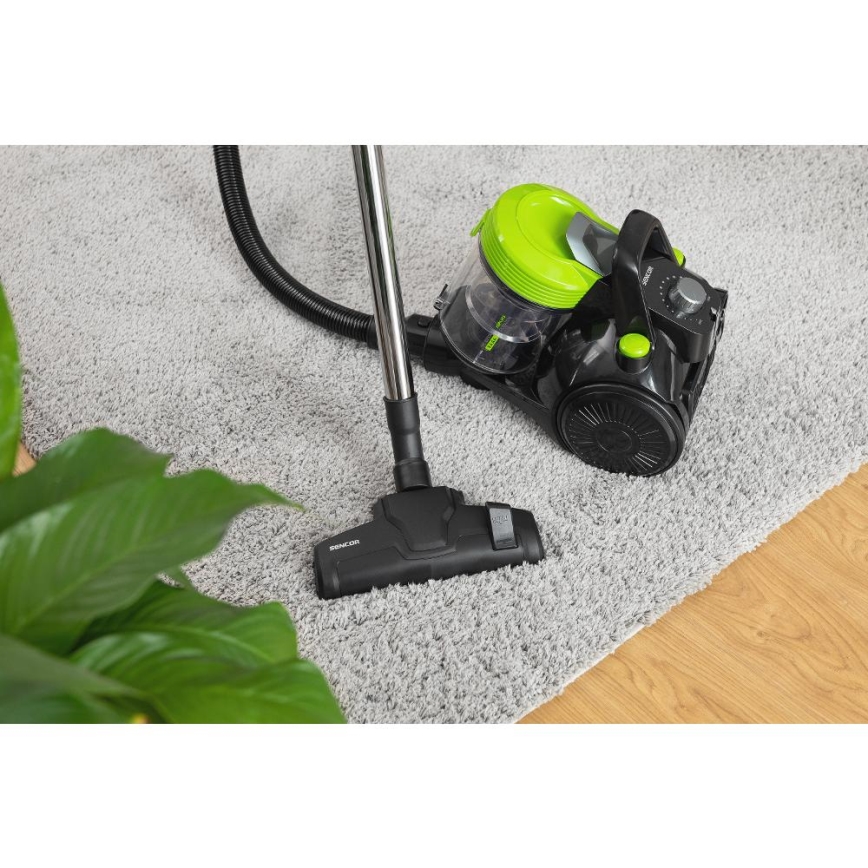 Sencor - Usisivač bez vreće 2 l 700W/230V crna/zelena