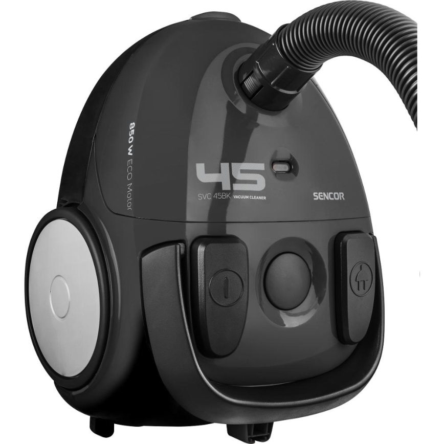 Sencor - Usisivač sa kesom 1,5 l 850W/230V crni