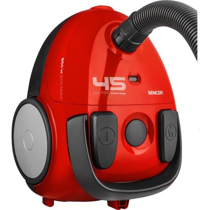 Sencor - Usisivač sa kesom 1,5 l 850W/230V crvena/crna