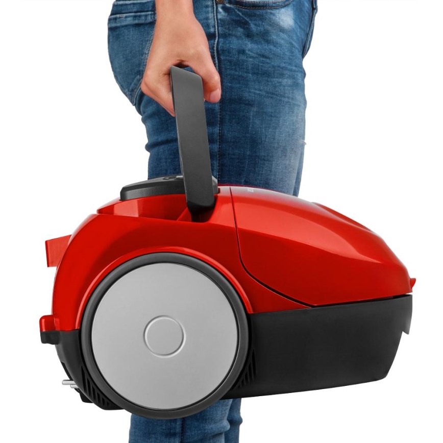 Sencor - Usisivač sa kesom 1,5 l 850W/230V crvena/crna