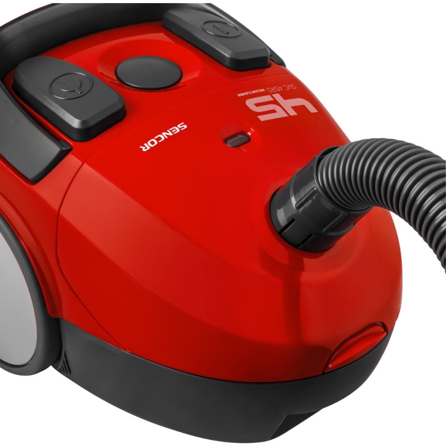 Sencor - Usisivač sa kesom 1,5 l 850W/230V crvena/crna