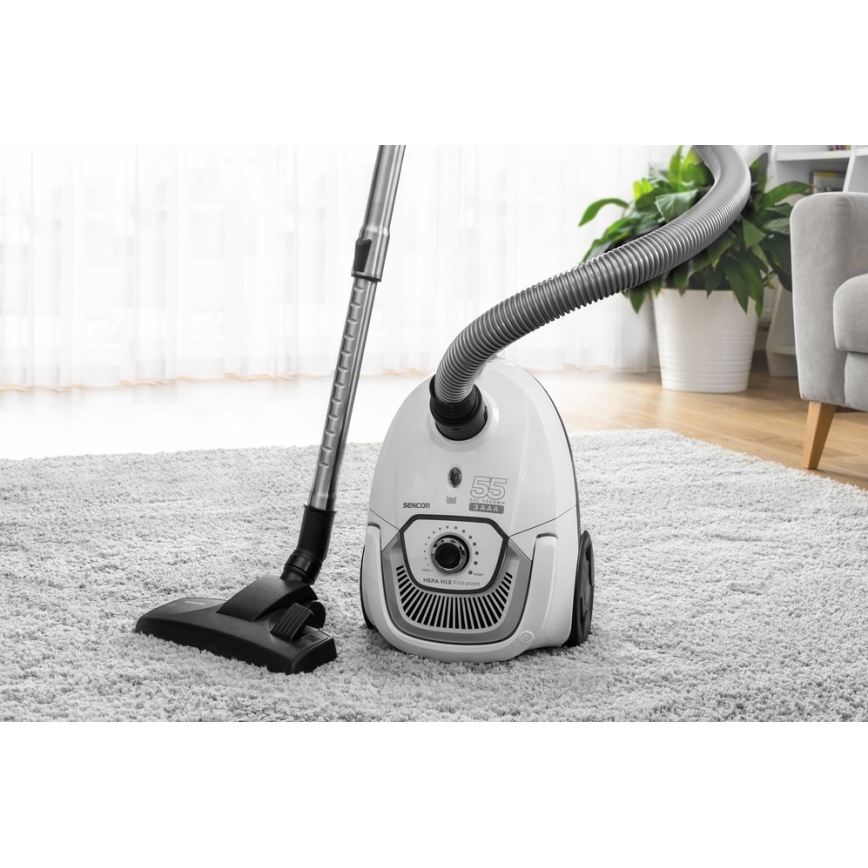 Sencor - Usisivač sa kesom 2 l 700W/230V beo