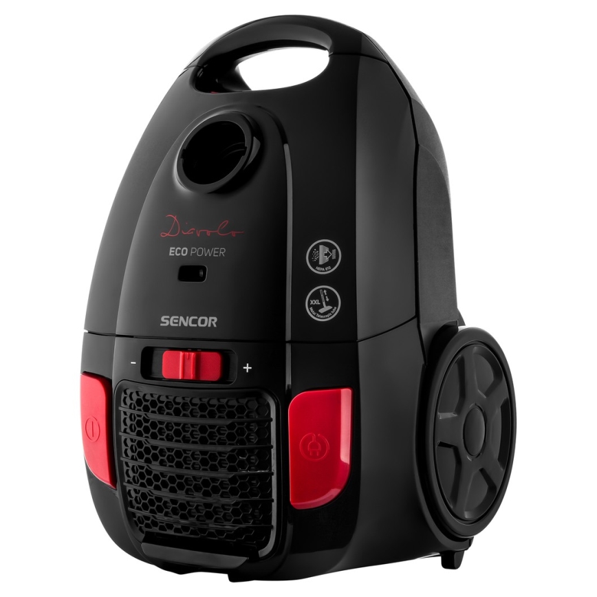 Sencor - Usisivač sa kesom 3 l 700W/230V crna/crvena